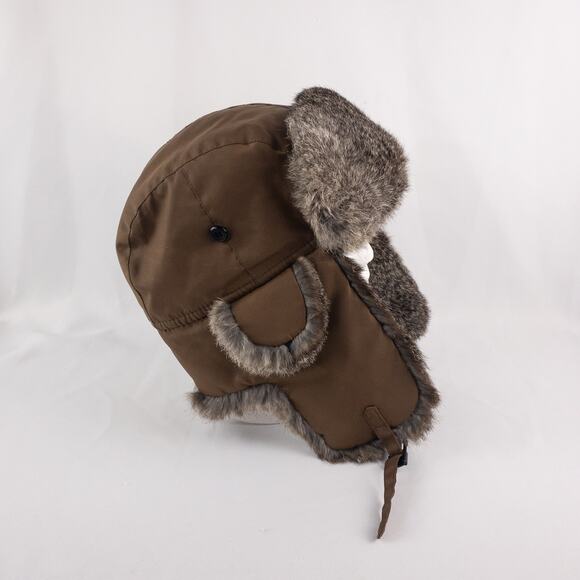Sportsman Guide Mad Bomber Supplex Rabbit Fur Brown Trapper Hat Unisex X-Large - Picture 5 of 16